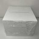 White Acrylic Card Box w/Slot, Thick DIY Wedding Box Blank No Print, Large 10x10x7 in, for Reception Decoration Fundraiser Money Box Election Ballot Graduation Keepsake Party Favor