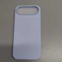 ORNARTO for iPhone Air Case 6.5", Slim Liquid Silicone 3 Layers Soft Gel Rubber Shockproof Protective Cover with Anti-Scratch Microfiber Lining-Baby Blue