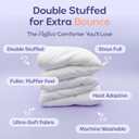 Mellow Marshmellow Comforter Twin/Twin XL - Extra Fluffy Double-Stuffed Down Alternative Duvet Insert, All-Season Temperature-Balancing, Oeko-TEX Class I Fabric, Box-Stitch, Machine Washable