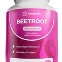 Rosabella Organic Beet Root Capsules - 1300mg Beet Root Powder Aids Healthy Circulation & Vitality, Non-GMO, Beet Root Supplement - 60 Capsules, 30-Day Supply