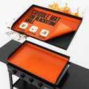 36" Blackstone Silicone Mat - Heavy Duty Food Grade Silicone Griddle mat for Blackstone Griddle - BBQ Shield Against Rust, Grease & Dirt, All-Season Protection - Griddle Accessories