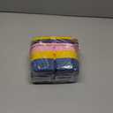 3 Pack Reusable Silicone Snack Containers with Lids, 8.5oz 2 Compartment Snackle Box Containers, Ideal Portable Small Snack Pack Containers for School, Office and Picnic (Blue, Pink, Yellow)