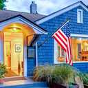 Barcetine American Flag Poles for Outside House - 5ft Tangle Free Flag Pole for House with Holder Bracket,Residential Flagpole Kit for Outdoor Porch Garage - Black