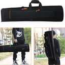 Trombone Case Gig Bag - Tenor Bass Trombone Protect Backpack Carry Bag - Water-proof Oxford Cloth 16mm Cotton Padded Trombone Accessories(36in)