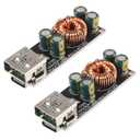 60W 6-35V DC to USB Type C PD 3.0 QC4 Type A QC3.0 DC Fast Charge 12V 24V Step-Down Power Module USB Type-C Mobile Phone Quick Charge Adapter (2pcs)