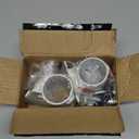 Fixirons Deck Umbrella Mount Stainless Steel Patio Umbrella Holder, Umbrella Clamp Mount for Deck Railing Heavy Duty Outdoor Umbrella Clamp White（2 Pcs）