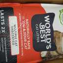 WORLD'S BEST CAT LITTER Multiple Cat Unscented, 32-Pounds - Natural Ingredients, Quick Clumping, Flushable, 99% Dust Free & Made in USA - Long-Lasting Odor Control & Easy Scooping