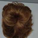 Swiking Mens Short Brown Wig Layered Synthetic Reality Hair 80s Costume Wigs Daily Replacement Wig for Male Guy (Brown)