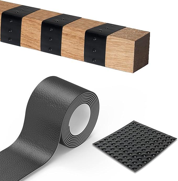 Flamorrow Faux Wood Beam Strap, 5ft Ceiling Beams Strap, Self-Adhesive Decorative Leather Wood Beam Strap, Gap Hiding Strap Architectural Products for Faux Wood Beams, Cabin Shutters and Crafts