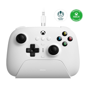 8BitDo Ultimate 3Mode Controller, Hall Effect Joysticks, Pro Back Buttons, Wired Only for Xbox Series X|S & Xbox One, Compatibility with Apple, Windows & Android, Officially Licensed (White)