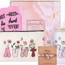 6 Pcs New Year Best Aunt Ever Gifts, Valentine'S Day Birthday Gifts for Aunts from Niece Nephew, Aunts Birthday Gift Aunt Birthday Auntie Gift Ideas Cup Makeup Bag Bracelet Keychain for Women