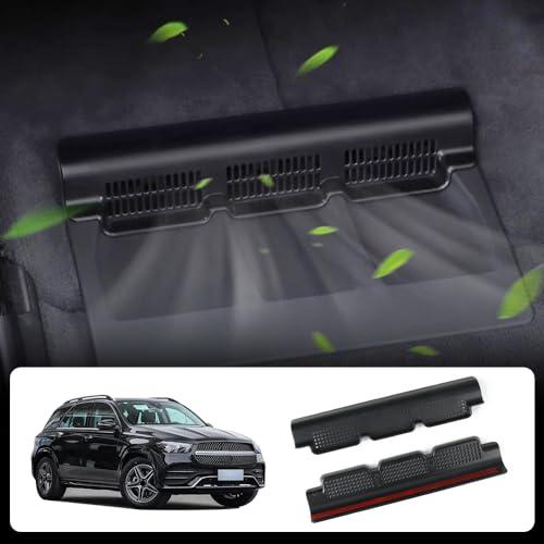 LUNQIN Car Under Seat Air Outlet Protection Cover for Mercedes Benz GLE-Class 2020-2026 & GLS-Class 2020-2026 Auto Interior Accessories Backseat Vent Conditioner Intake Flow Inlet Grille Protector Set