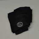 ChrisDowa Small Window Curtains 50 inches Long for Bedroom - Grommet Short Thermal Insulated Room Darkening Curtains for Kitchen (2 Panels, Black, 29 x 50 Inch)