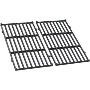 17.5 Inch 7637 Cooking Grates for Weber Spirit & Spirit II 200 Series Spirit E210 Spirit E220 Spirit S210 S220 with Front Control, Cast Iron Grates Replacement Parts for Weber Spirit 2 Burner E-210
