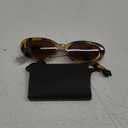 miyya Old Money Polarized Oval Sunglasses  2025 Edition, UV400 Protection, Feather-Light Fit & Trendy Colors (Amber Tortoise)