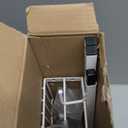 Over The Door Purse Organizer - Wall Mounted Purse Rack with 10 Hooks and Metal Basket, Hanging Handbag Organizer Holds up to 10 Bags, Bag Rack Can Use As 1/ 2 Part, for Door, Closet (White)