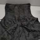 JUMISEE Embroidery Satin Homecoming Dress with Bow Modest Strapless Mini Dresses A Line Short Prom Dress Party Gown Small