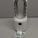 Desk Fan,13 Inch Portable Bladeless Fan, Small Quiet Office Fan with 106 Oscillating, 3 Speeds & Night light, LED Display, Button Control, Personal Table Fan for Bedroom, Office, Home, Study Room (White)