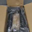 Fitvids Weight Plate Tree - Heavy Duty 6-Peg Storage Rack Holder for Weight Plates & Barbells, Gym Equipment Organizer (Square w/ Wheels - Black)