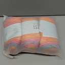 Aeelike Ombré Yarns for Crocheting, 3 Skeins Gradient Cake Yarn 100g (3.52 oz) 245m (267 Yards), Super Soft Yarns Cake with Vibrant Colors for Making Blanket Scarves Sweaters, Pink Yellow Gradient