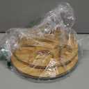 7 Slots Water Bottle Organizer for Stanley Cup Tumbler Accessories Owala Bottle Holder Rotatable Drying Rack Storage for Kitchen Cabinet Countertop Pantry Organizers for Gift, Natural Wood