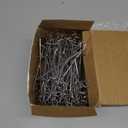 Funrous 100 Pack Peg Board Hooks Stainless Steel Pegboard Hooks Shelving Display Hanging Peg Board Holders for 1/8 and 1/4 Garage Storage Tools Organizer(6 Inch)