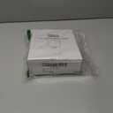 JiBen Square LED Lighted 10X Magnifying Makeup Mirror, Power Locking Suction Cup, Bright Diffused Light and 360 Degree Rotating Adjustable Arm, Portable Cordless Home and Travel Bathroom Vanity Mirror (White)