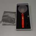 Hairbloom Red Scalp Hair Massager,Handheld Hair Oil Applicator,Scalp Scrubber for Home & Travel (Red)