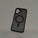 TORRAS for iPhone 16 Plus Case, [Compatible with MagSafe] [Military-Grade Drop Tested] Translucent Magnetic Slim Protective Case for iPhone 16 Plus Anti-Fingerprint Anti-Scratch 6.3", Black