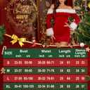 Christmas Party Sexy Dresses- Womens Off The Shoulder Long Sleeve Fur Trim Velvet Ruched Bodycon Club Mini Dress (S)