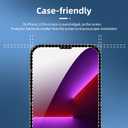 4 x NEW'C 4 Pack, 2 Pack for iPhone 13 Pro Screen Protector + 2 Pack Camera Lens Protector, Sensor Protection,Case Friendly Tempered Glass Film