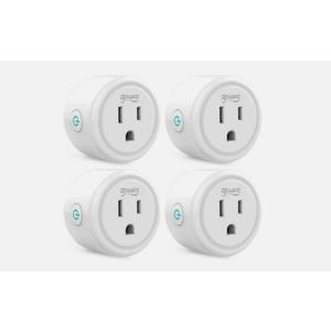 4 Pack, Mini Smart Plug, WiFi Outlet Works with Ale.xa and Go~Ogle Home from_Go.'sund'