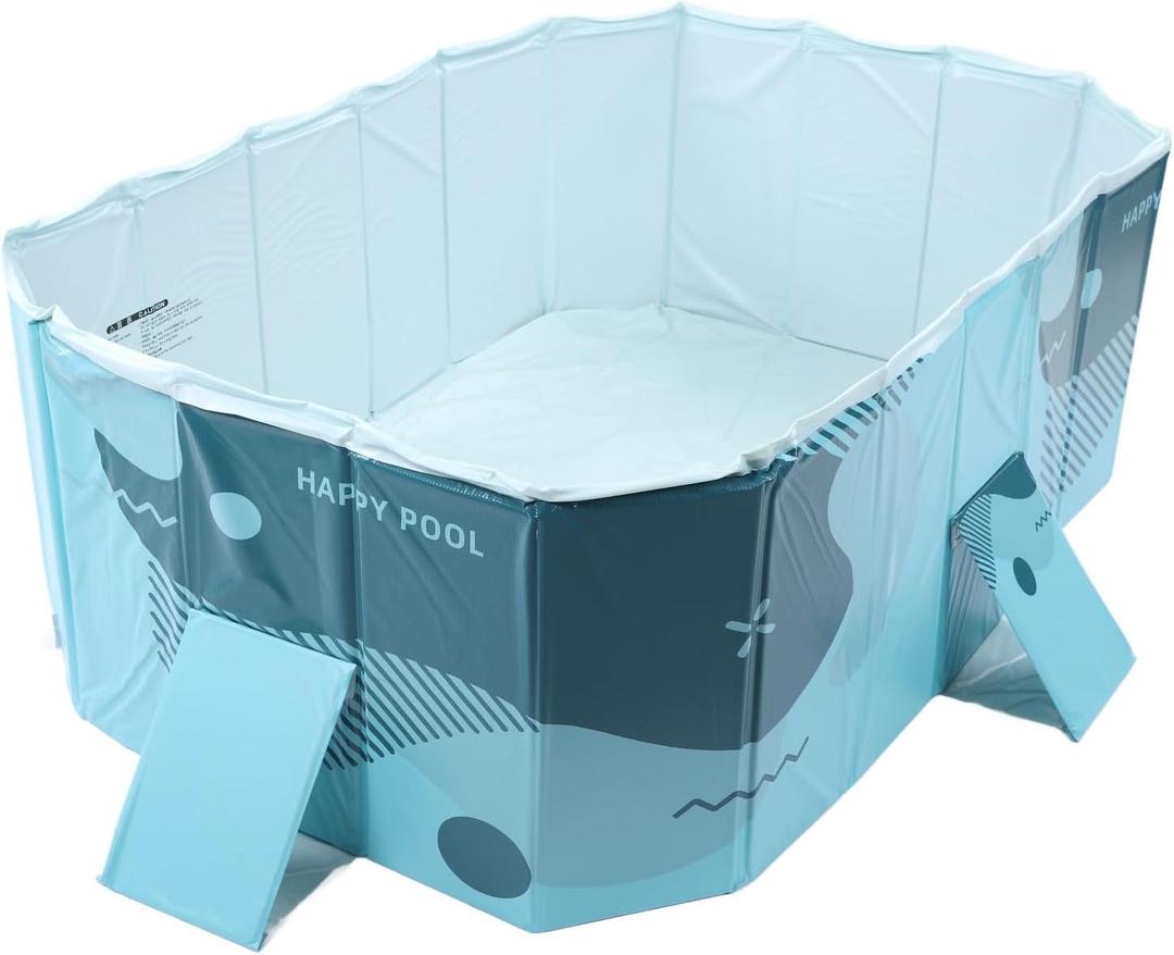 Foldable Generic Kids' Non-Inflatable Outdoors Pool, Hard Plastic Shell, Portable, Kiddie Pool for Outdoor Gardensarsh Isabella