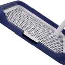Happyyami Dog Potty Tray Durable Slide Indoor Dog Toilet Training Pad Holder Easy to Pee Tray Convenient Pet Supply for House Training