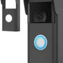 Silicone Skin Case Compatible with Video Doorbell (2 Gen) Cover with Sun Glare, UV & Weather Protection (Black-New) (Video Doorbell 2nd Gase)