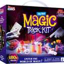 Klever Kits 180+ Magic Set- My First Magic Trick Kit- Amazing Magician Toy with Step-by-Step Video Lessons, for Kids Aged 6+ Easy Tricks of Wand and Illusion Cards