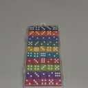 50 Pieces Dice Set, 14mm Bulk 6 Sided Colored Dices for Board Games, Math Learning,Classroom
