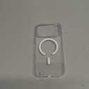 Magnetic Shockproof for iPhone 17 Pro Max Case,[Camera Protection][Compatible with Magsafe][Non-Slip][Mil-Grade Protection] Anti-Yellow Translucent Matte Phone Case for iPhone 17 Pro Max,Clear