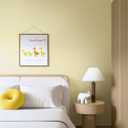 HeloHo Solid Light Yellow Wallpaper 394"X15.7" Matte Textured Contact Wallpaper Peel and Stick Self Adhesive Removable Wallpaper Waterproof Paper for Living Room Bedroom Decor