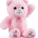 Pink Teddy Bear Stuffed Animal with Heart Plush Toys for Girlfriend, Cute Stuffed Animals, Teddy Bears, 9 Inch Animal Plushies, Valentine's Day