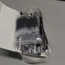 Crtiin 100 Pieces Plastic Beadable Pen Bulk Kit 50 Bead Ballpoint Shaft Black Ink Beaded Pens with 50 Refills for DIY Making Valentines Day Gift for Office(Black)