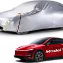 Tesla Model Y Waterproof SUV Car Cover - UV Protection All Weather Outdoor Dustproof Custom Fit with Storage Bag - Full Vehicle Protective Cover for Snow/Sun/Rain/Dust