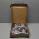 5" Swivel Caster Wheels with Safety Dual Locking and Rubber Tire Wheels, Heavy Duty - 350 Lbs Per Caster for Workbench, Cart, Trolley, Dolly, Cabinet, Compact Rubber Castor Wheels, 4-Packs