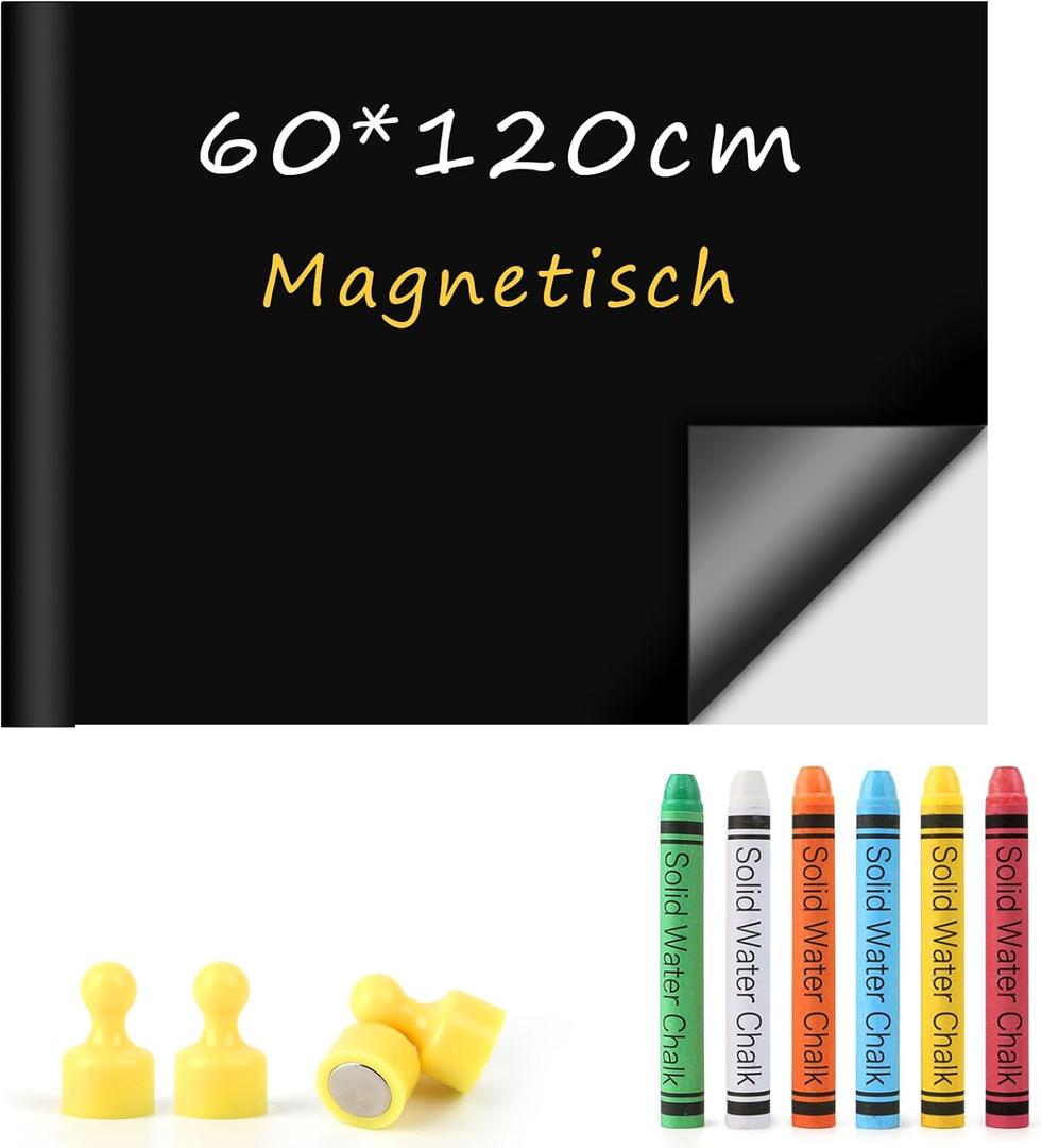 Magnetic Chalkboard Wallpaper Roll 60x120 Black