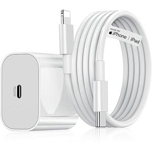 AILKIN 20W Fast Charger Adapter with USB C to Lightning Cable (MFi-Certified Compatible with iPhone 14/14Plus/14Pro/14Pro max 13/13Pro/13Pro max 12/12Pro/12/11/X/Xr Series & More