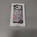 Clear TPU Phone Case Cover for iPhone 17 Pro with Design, Drop Protection, Floral Case for Girl Women, Flower1