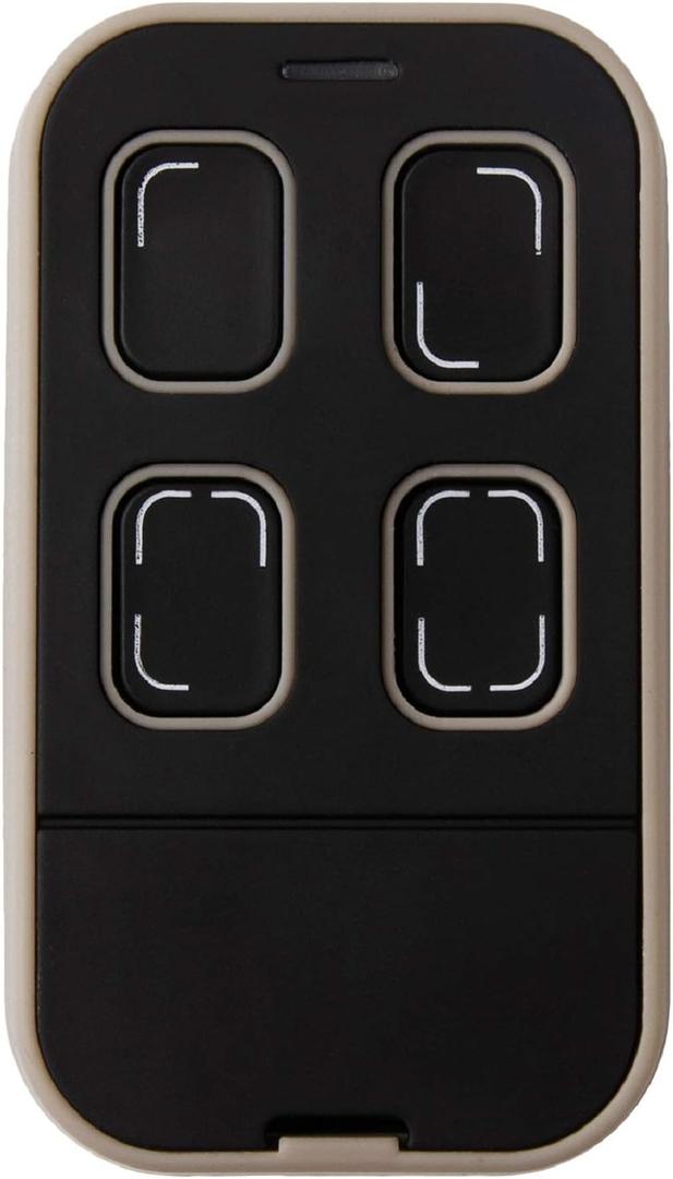 Universal Garage Door Remote Universal Gate Opener Remote Cloning Homelink Programmable Learning 4-Buttons Multi Frequency 280MHZ-868MHZ 2019 Upgraded New Version (Black with Grey -88)
