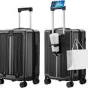 Front Pocket Carry On Luggage 22x14x9 Airline Approved,Graphite, 20 Inch