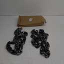 Zcaukya 2 Pcs Halloween Plastic Chain, 6 FT Halloween Props Fake Chains, Plastic Chain Links Creepy Costumes Accessories Haunted House Decor