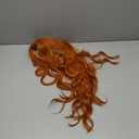 Curly Doll Wig DIY for 1/4 Scale Dolls - 19cm High-Temperature Wire Hot Carroty Hairpiece